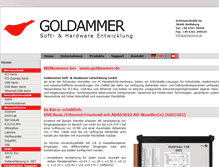 Tablet Screenshot of goldammer.de